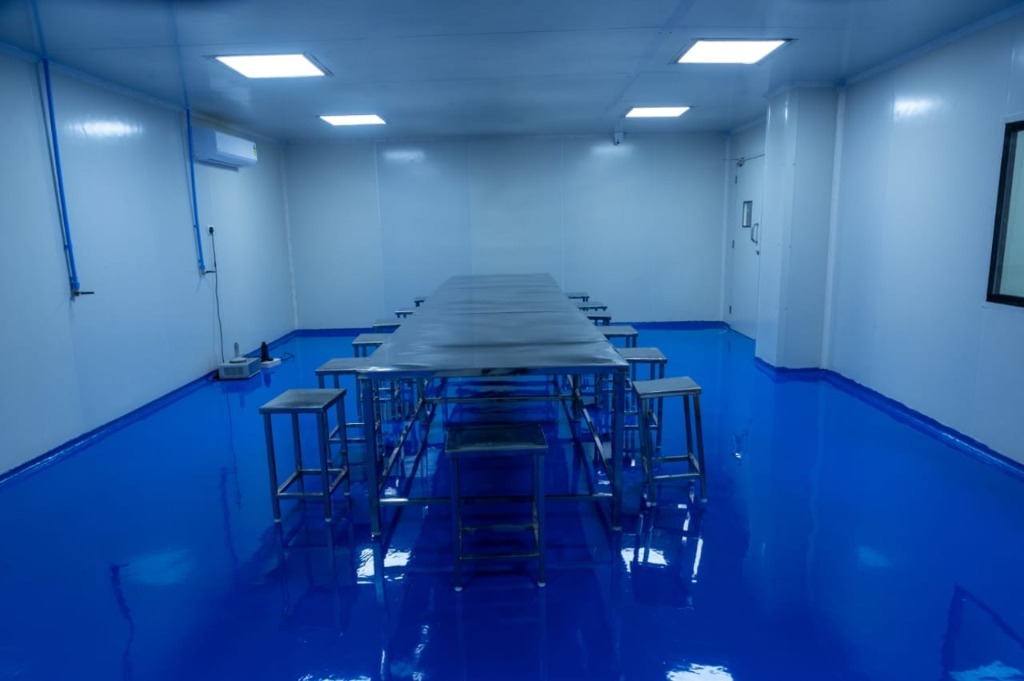 Stainless Steel Inspection & Quality Audit Hall